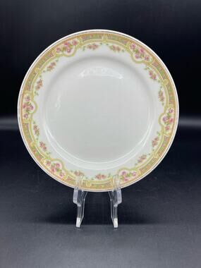 Limoges Elite Works Floral Salad Plate 7 1/2" France